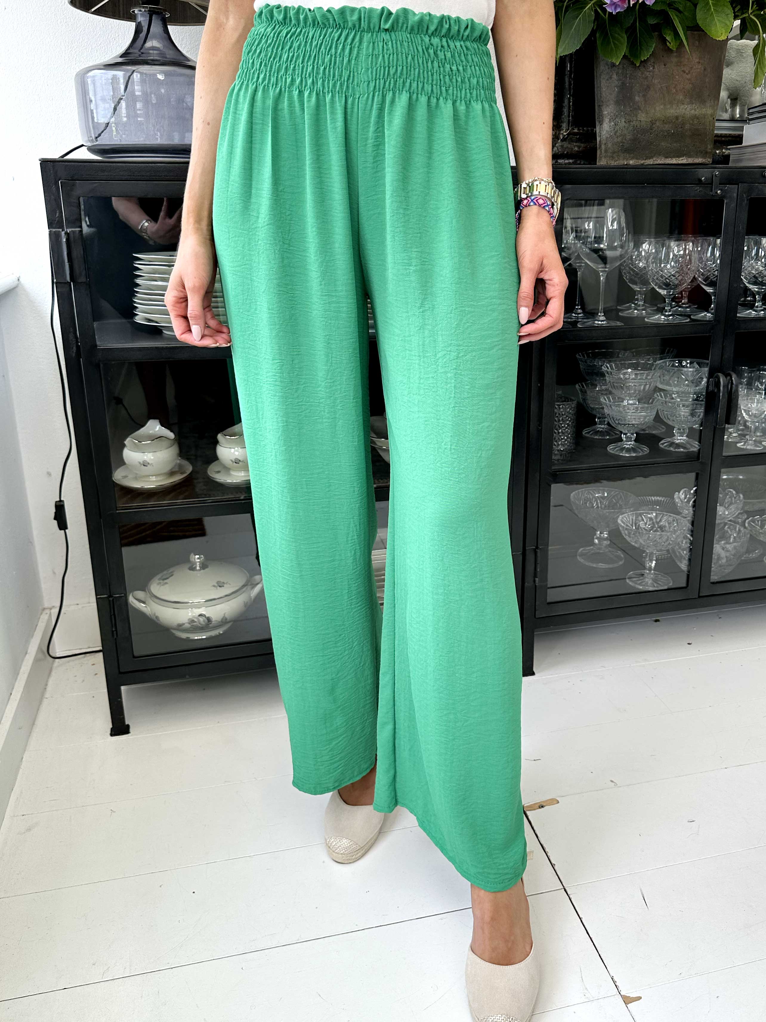 Signe - Løse bukser med elastikkant i livet